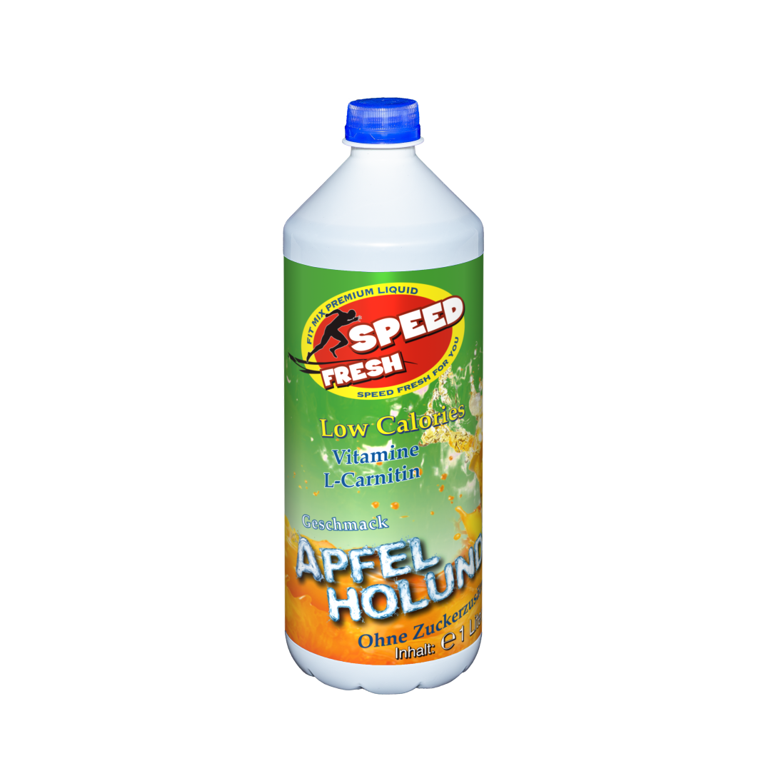 1L Fitnesskonzentrat Apfel Holunder
