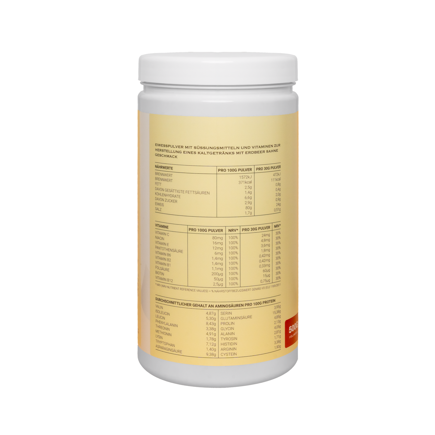 5K Premium Protein Erdbeer-Sahne