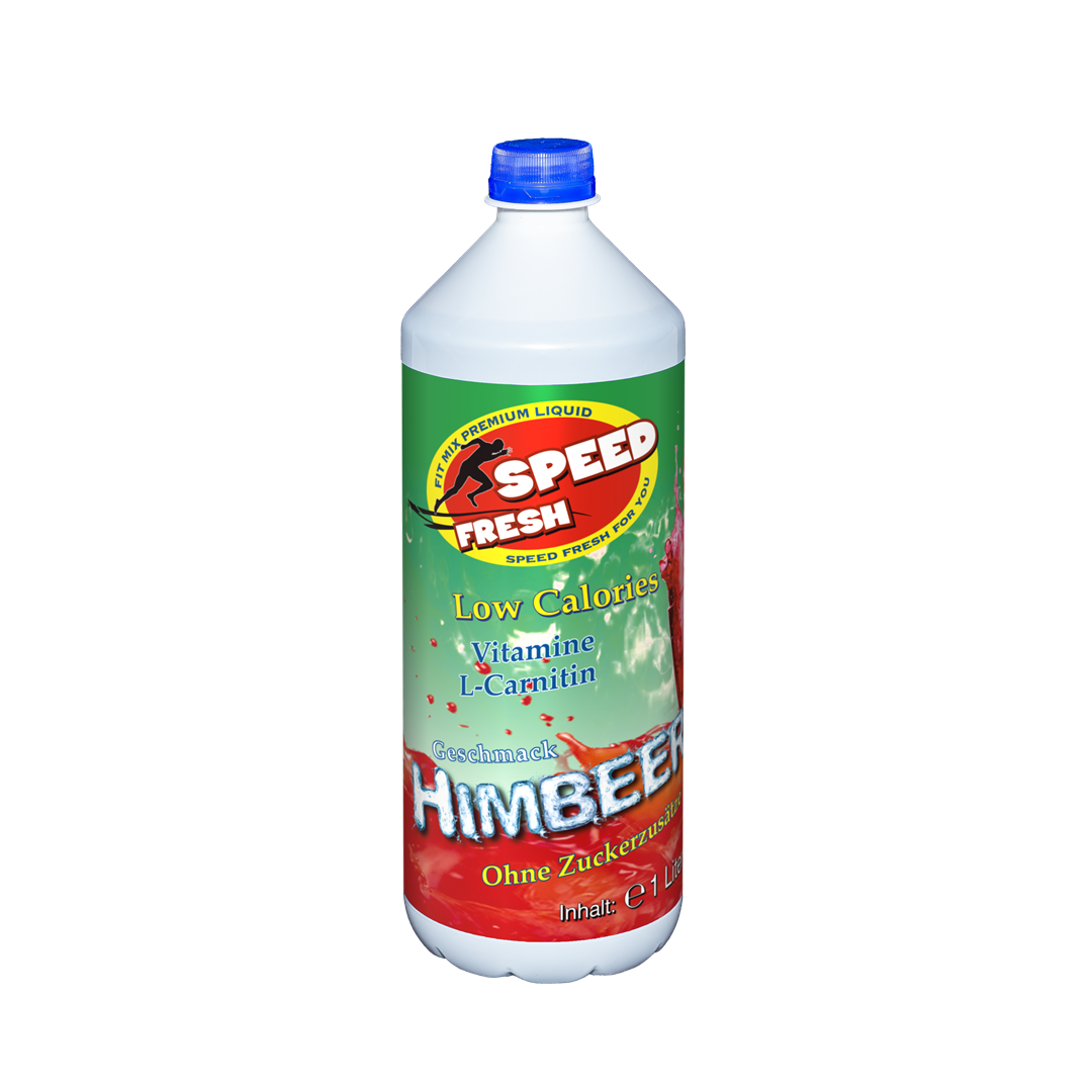 1L Fitnesskonzentrat Himbeere