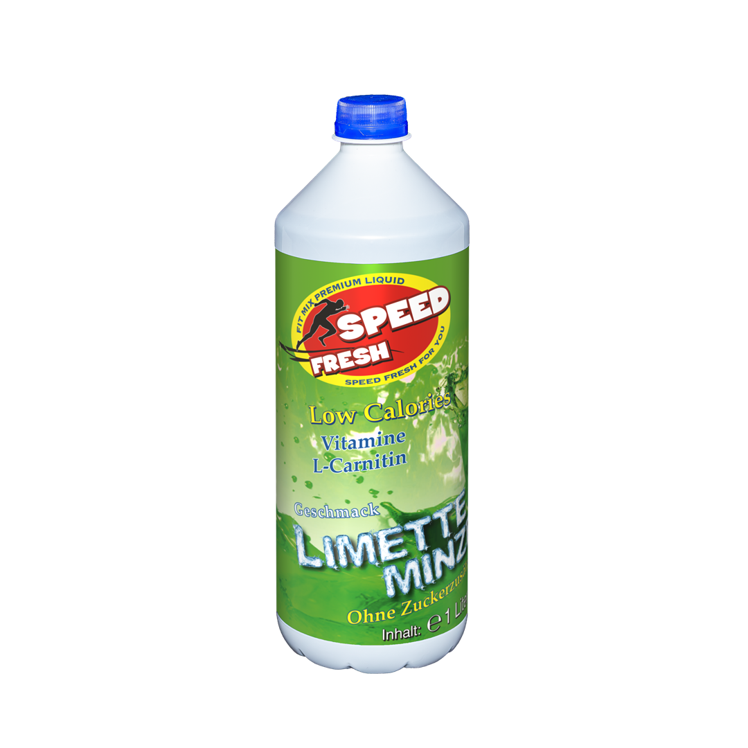 1L Fitnesskonzentrat Limette Minze