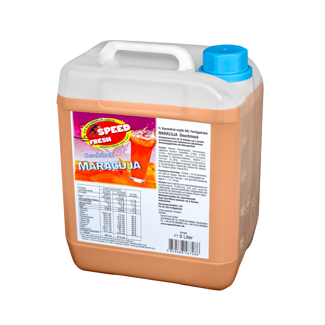 5L Fitnesskonzentrat Maracuja