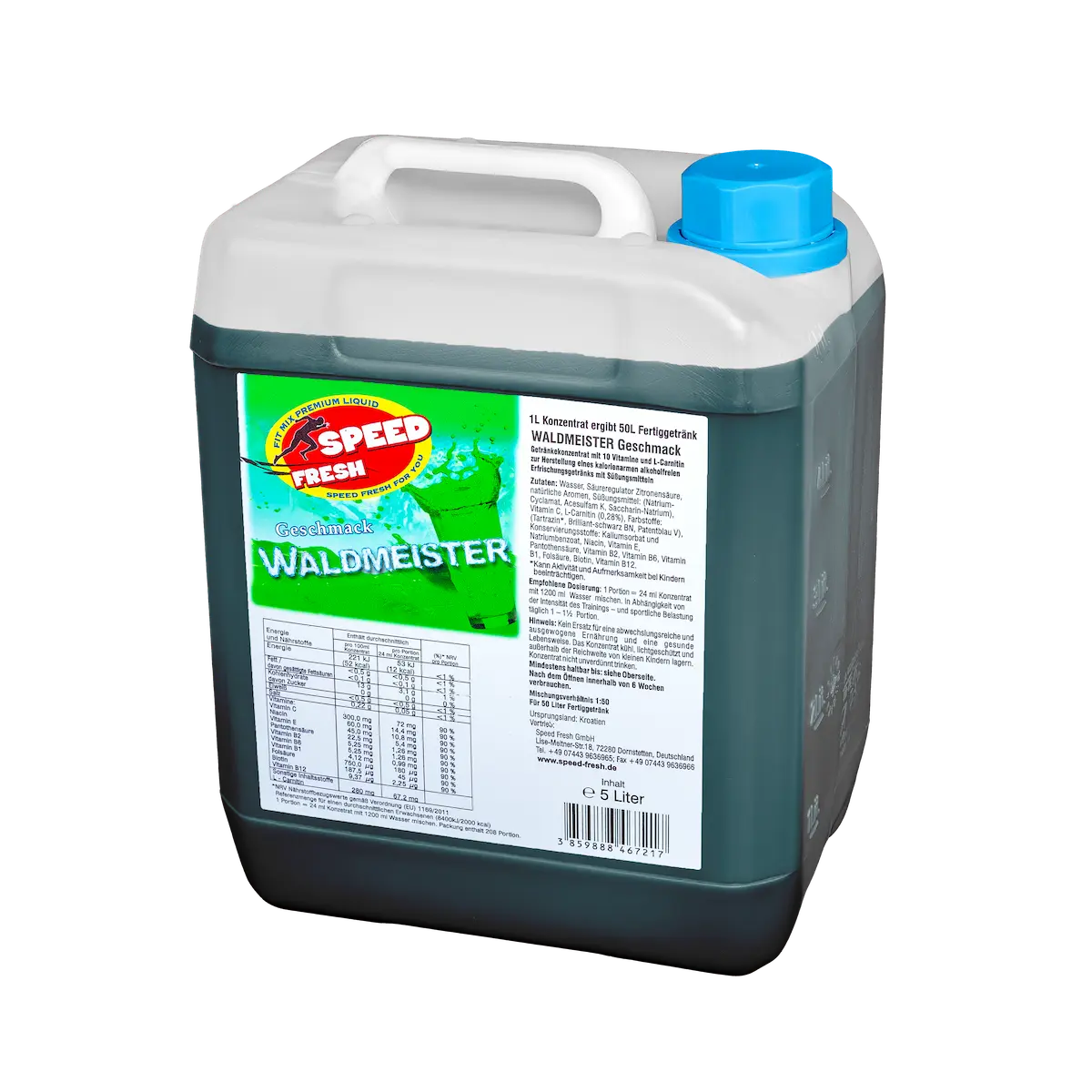 5L Fitnesskonzentrat Waldmeister