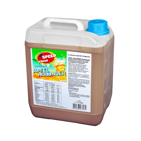 5L Fitnesskonzentrat Apfel Holunder