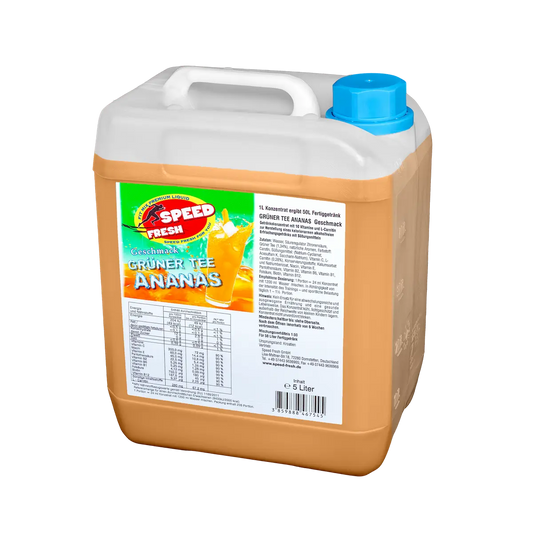5L Fitnesskonzentrat Grüner Tee Ananas