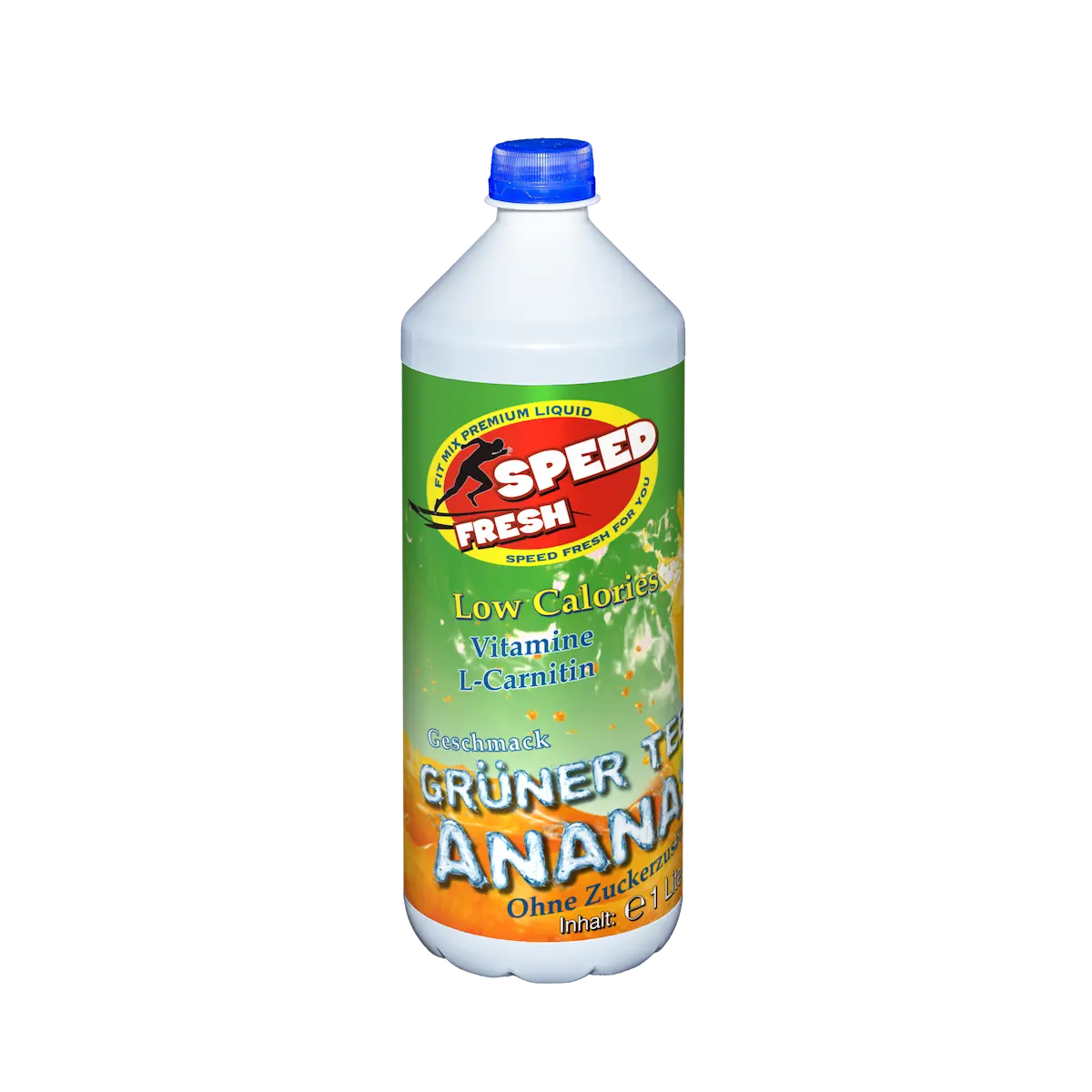 1L Fitnesskonzentrat Grüner Tee Ananas
