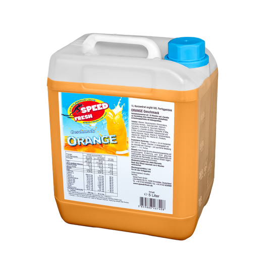 5L Fitnesskonzentrat Orange