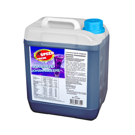 5L Fitnesskonzentrat Schwarze Johannisbeere