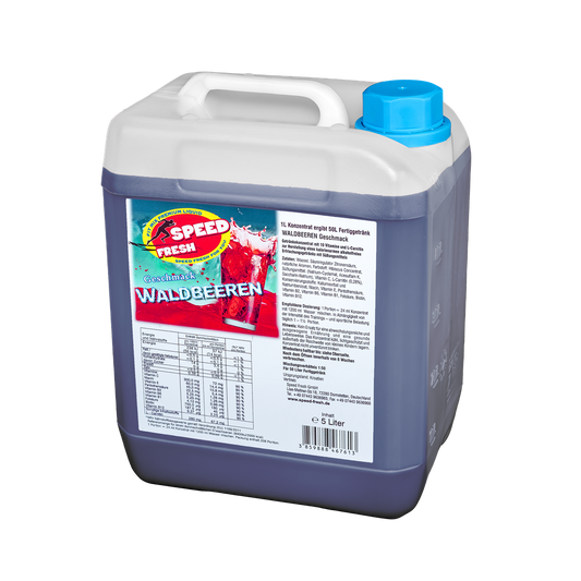 5L Fitnesskonzentrat Waldbeere